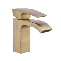 G1007-4 умивальник одноваж. лит. вилив лат. гайка Ø35 (бронза)** {8/1}