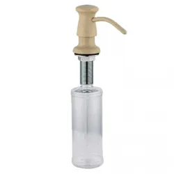 Дозатор миючого засобу GAPPO G403-2, що вбудовується, латунь/пластик, пісочний 300 мл Дозатор миючого засобу GAPPO G403-2, що вбудовується, латунь/пластик, пісочний 300 мл