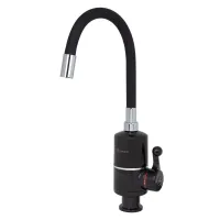 Проточник SDR-G05T-Black кухня поворотний гнучкий вилив (3,0 кВт + датчик темп.) {12/1}