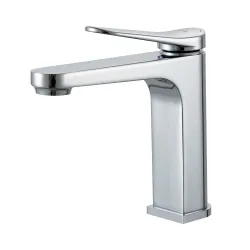 G1010 умивальник низький одноваж. лит. вилив лат. гайка ?35 (хром) {8/1}