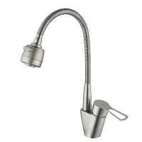 POD4D-16 кухня одноваж. рефлектор. вилив нерж. сталь гайка ?35 (сатин) {10/1}