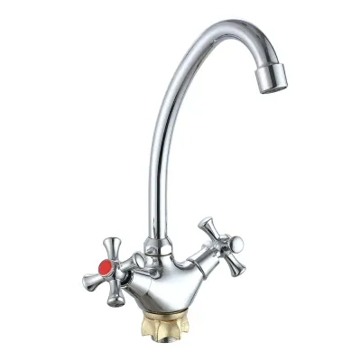 VRL421-12 кухня двовент. вис. гусак гайка (хром) {10/1}