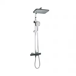 Душова система з термостатом GAPPO G2491-50, вилив - перемикач на лійку 3 режими Душова система з термостатом GAPPO G2491-50, вилив - перемикач на лійку 3 режими