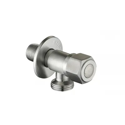 Кран приладовий WEZER SOL21В-16 1/2"x3/4" нержавіюча сталь