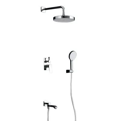F7175 душ. система вбуд. 3х функц. одноваж. лат. ?35 (хром) {4/1}