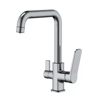 Змішувач для кухні на дві води Frap F4361, хром Змішувач для кухні на дві води Frap F4361, хром