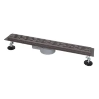 Душовий трап ITAL IT03-FT01/600G, 600 мм, нержавіюча сталь, збройова сталь