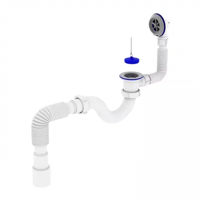 B1010 ванна прямоточна 1 1/2*40, перелив, гофротруба 40*40/50 {35} B1010 ванна прямоточна 1 1/2*40, перелив, гофротруба 40*40/50 {35}