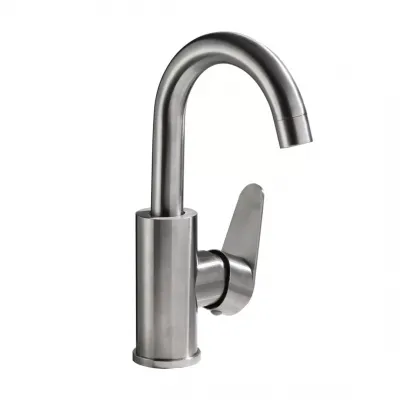 Змішувач для умивальника Frap F1348, сатин Змішувач для умивальника Frap F1348, сатин