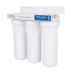 Потрійний фільтр ITAL, кран+картриджі