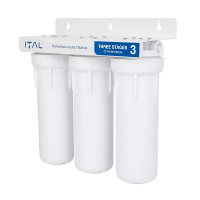 Потрійний фільтр ITAL, кран+картриджі