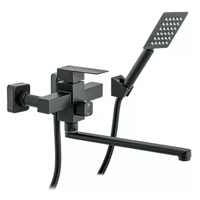 Змішувач для ванни WEZER PRO7-02-BLACK поворотний