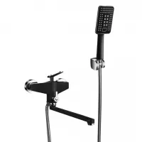 Змішувач для ванни Frap F2257, чорний/хром Змішувач для ванни Frap F2257, чорний/хром