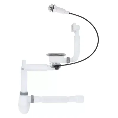 KT2119SA кухня 3 1/2*40 напівавтомат, різьб. випуск телескоп, універсал підкл. приладів і випуск {17