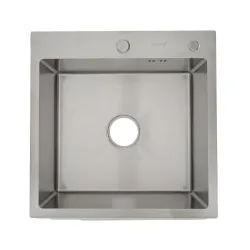 Кухонна мийка GAPPO GS5050 накладна 500x500 мм, нержавіюча сталь