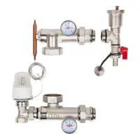 Насосно-змішувальний вузол для теплої підлоги ITAL MG1-B 1"x3/4" терм. клапан кутовий, без насосу Насосно-змішувальний вузол для теплої підлоги ITAL MG1-B 1"x3/4" терм. клапан кутовий, без насосу