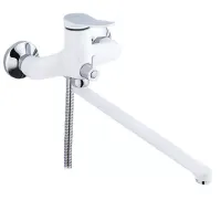 Змішувач для ванни Frap F2245, білий/хром Змішувач для ванни Frap F2245, білий/хром