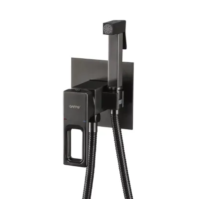 Гігієнічний душ, що вбудовується GAPPO G7217-9, збройова сталь Гігієнічний душ, що вбудовується GAPPO G7217-9, збройова сталь