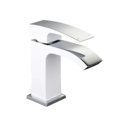 Змішувач для умивальника GAPPO G1007-8, білий/хром Змішувач для умивальника GAPPO G1007-8, білий/хром