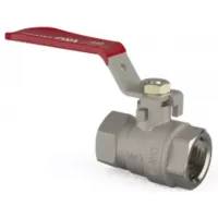 Кран кульовий V&G Optima 2" ВВ (червона ручка) {4}