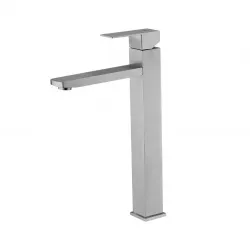 Змішувач для умивальника Frap F10802-2 високий, нержавіюча сталь Змішувач для умивальника Frap F10802-2 високий, нержавіюча сталь