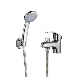 Змішувач для умивальника Frap F1221 з душовою лійкою, хром Змішувач для умивальника Frap F1221 з душовою лійкою, хром