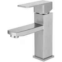 Змішувач для умивальника WEZER PRO1-02, сатин