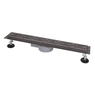 Душовий трап ITAL IT03-FT01/700G, 700 мм, нержавіюча сталь, збройова сталь