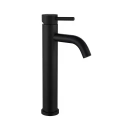 Змішувач для умивальника WEZER EKO11C-01-BLACK високий Змішувач для умивальника WEZER EKO11C-01-BLACK високий