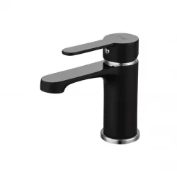 Змішувач для умивальника Frap F1042, чорний/хром Змішувач для умивальника Frap F1042, чорний/хром