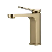 G1010-3 умивальник низький одноваж. лит. вилив лат. гайка ?35 (сатин золотий) {8/1}