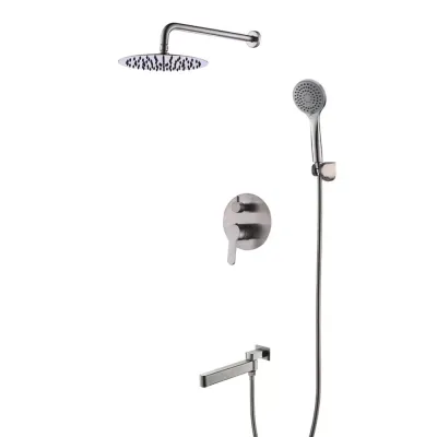 Вбудована система для душу GAPPO G7199-30 з 3-функціями, вилив - перемикач на лійку, нержавіюча сталь Вбудована система для душу GAPPO G7199-30 з 3-функціями, вилив - перемикач на лійку, нержавіюча сталь