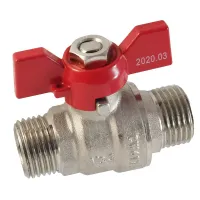 Кран кульовий V&G Optima    1/2" ЗЗ (червоний метелик) {20}