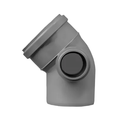 Коліно СВК Альянс 110 * 45° / 50 під 90° ПРАВЕ