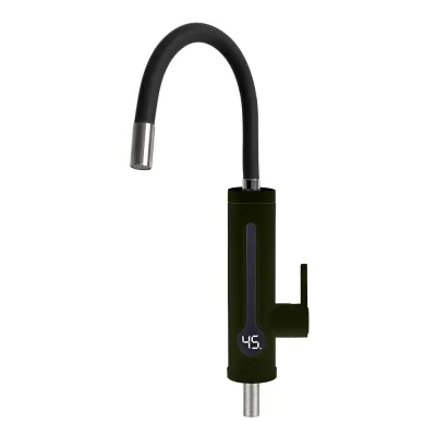 Проточник SDR-G18TR-Black багатор. термозапобіж. гнучкий вил. (3,3 кВт + датчик темп.) {10/1}