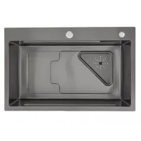 Кухонна мийка GAPPO GS7246-6 накладна 720x460 мм, нержавіюча сталь, поверхня PVD Кухонна мийка GAPPO GS7246-6 накладна 720x460 мм, нержавіюча сталь, поверхня PVD