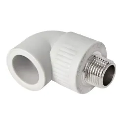 Кутник 90° PP-r із зовнішньою різьбою ITAL 20 мм х 1/2"