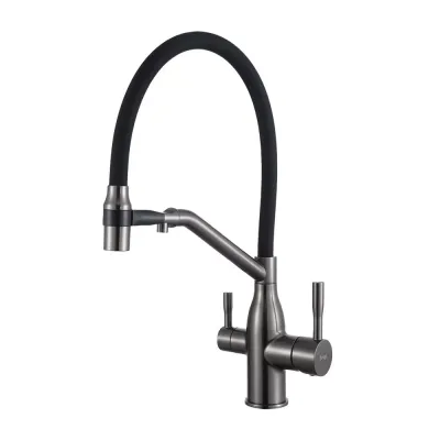 Змішувач для кухні під фільтр Frap F4397-9 з гнучким виливом Змішувач для кухні під фільтр Frap F4397-9 з гнучким виливом
