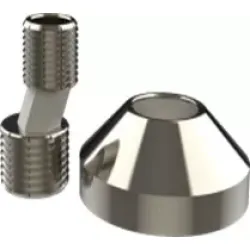 Ексцентрик з декоративною чашею 3/4"х1/2" хром V&G {24}