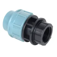 Муфта ПЕ з внутрішньою різьбою ITAL 20 мм x 1/2"