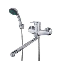 F22063 ванна одноваж. довг. пл. вилив лат. корпус ?40 (хром) {10/1}