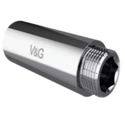 Подовжувач  1/2" 30мм хром V&G {70}