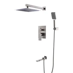 Вбудована система для душу GAPPO G7199-20 з 3-функціями, вилив - перемикач на лійку Вбудована система для душу GAPPO G7199-20 з 3-функціями, вилив - перемикач на лійку