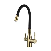 Змішувач для кухні під фільтр Frap F4396-3 з гнучким виливом Змішувач для кухні під фільтр Frap F4396-3 з гнучким виливом