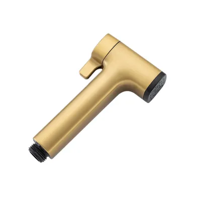 G39-3 лійка гігієнічна з регулюванням потоку ABS пластик (сатин золотий){60} {60/1}