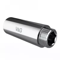 Подовжувач  1/2" 15мм хром V&G {105}