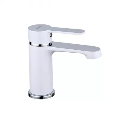 Змішувач для раковини Frap F1041 лат.корпус білий хром Змішувач для раковини Frap F1041 лат.корпус білий хром