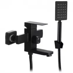 Змішувач для ванни WEZER PRO3-02-BLACK, нержавіюча сталь, чорний Змішувач для ванни WEZER PRO3-02-BLACK, нержавіюча сталь, чорний