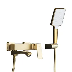 F3276-3 ванна одноваж. кор. литий вилив лат. корпус ?30 (сатин золотий) {8/1}