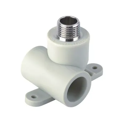 Трійник із зовнішньою різьбою ITAL 20 мм х 1/2" з настінним кріпленням